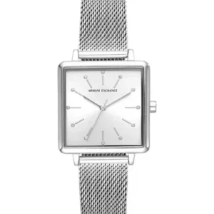 Armani Exchange Women’s Quartz Silver Stainless Steel Silver Dial 30mm Watch AX5800