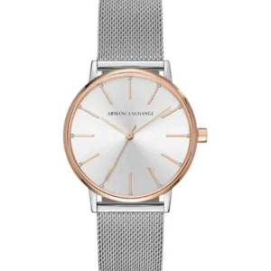 Armani Exchange Women’s Quartz Silver Stainless Steel Silver Dial 36mm Watch AX5537