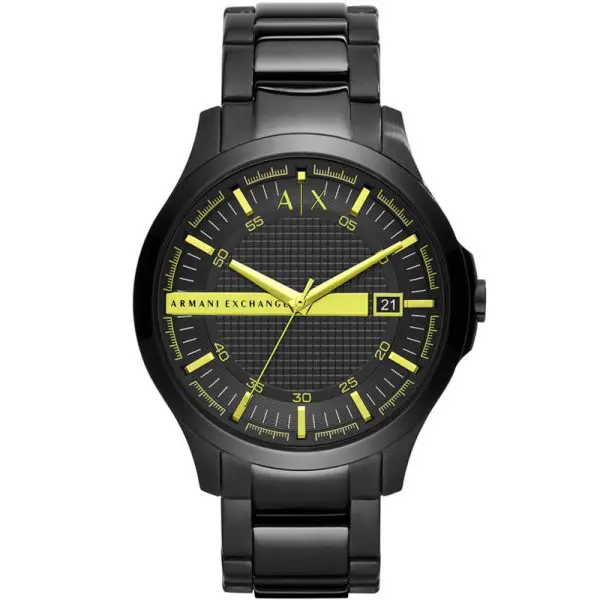 Armani Exchange Black Stainless Steel Black Dial Quartz Watch for Gents – AX2407 - Image 3