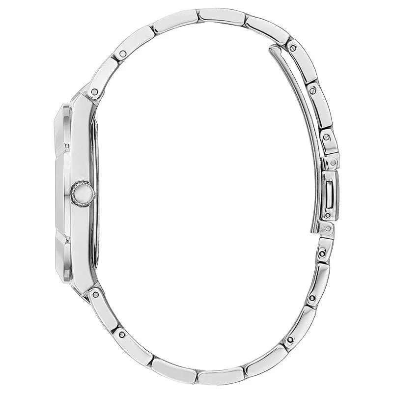 Guess Silver Stainless Steel Black Dial Quartz Watch for Ladies – GW0114L1 - Image 4