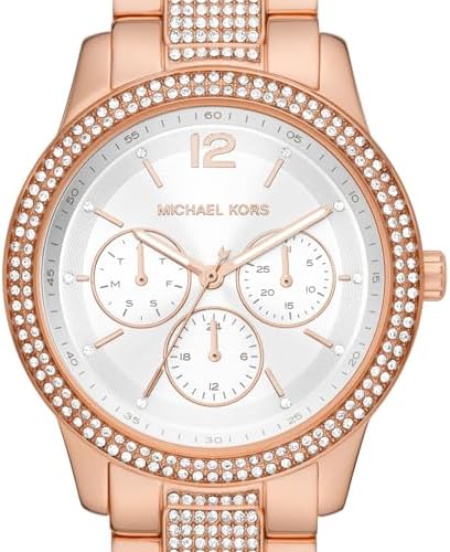 Michael Kors Tibby Rose Gold Stainless Steel Rose Gold Dial Quartz Watch for Ladies – MK-7293 - Image 4