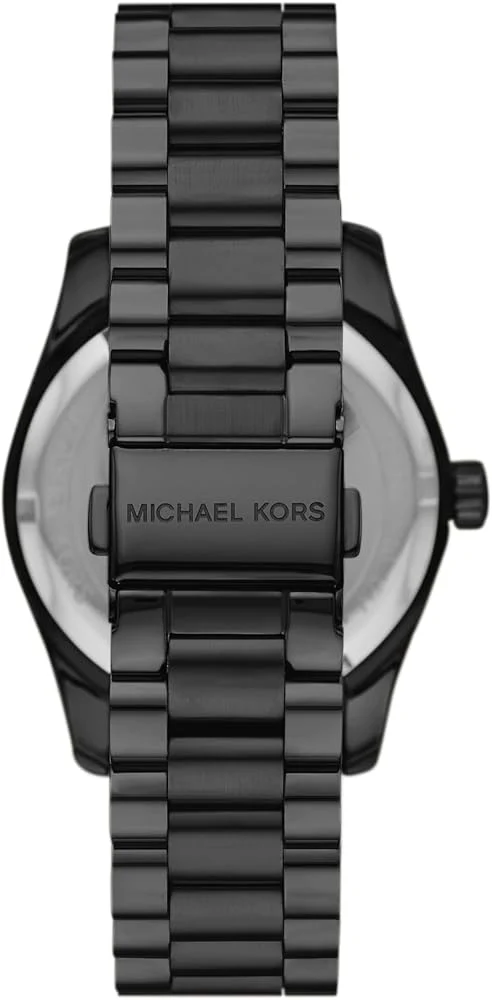 Michael Kors Lexington Black Stainless Steel Black Dial Quartz Watch for Ladies – MK7442 - Image 2