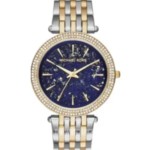 Michael Kors Darci Two-tone Stainless Steel Crystal Blue Dial Quartz Watch for Ladies – MK3401