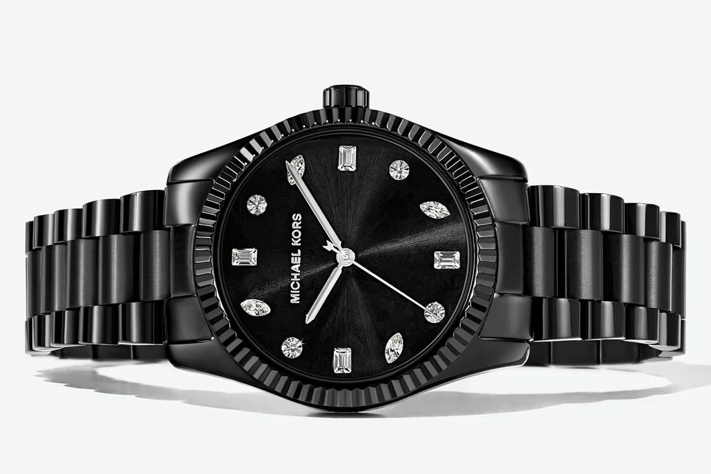 Michael Kors Lexington Black Stainless Steel Black Dial Quartz Watch for Ladies – MK7442 - Image 3