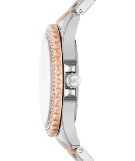 Michael Kors Everest Two-tone Stainless Steel Mother Of Pearl Dial Quartz Watch for Ladies – MK-7402 - Image 2