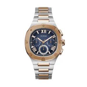 Guess Two-tone Stainless Steel Blue Dial Chronograph Quartz Watch for Gents – GW0572G4