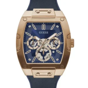 Guess Phoenix Blue Silicone Strap Blue Dial Quartz Watch for Gents – GW0202G4