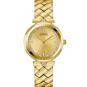 Guess Rumour Gold Stainless Steel Gold Dial Quartz Watch for Ladies – GW0613L2
