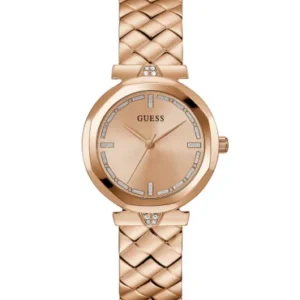 Guess Rumour Rose Gold Stainless Steel Rose Gold Dial Quartz Watch for Ladies – GW0613L3