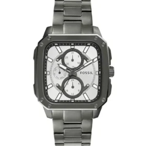 Fossil Multifunction Gunmetal Stainless Steel Silver Dial Quartz Watch for Gents – BQ2657