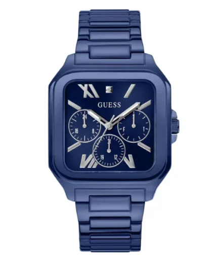Guess Blue Stainless Steel Blue Dial Quartz Watch for Gents – GW0631G3