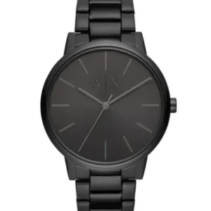 Armani Exchange Cayde Black Stainless Steel Black Dial Quartz Watch for Gents – AX2701
