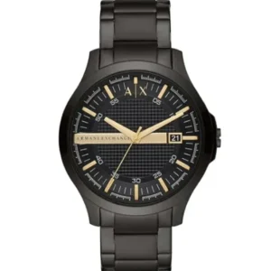 Armani Exchange Black Stainless Steel Black Dial Quartz Watch for Gents – AX2413