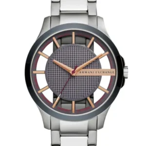 Armani Exchange Grey Stainless Steel Grey Dial Quartz Watch for Gents – AX2405