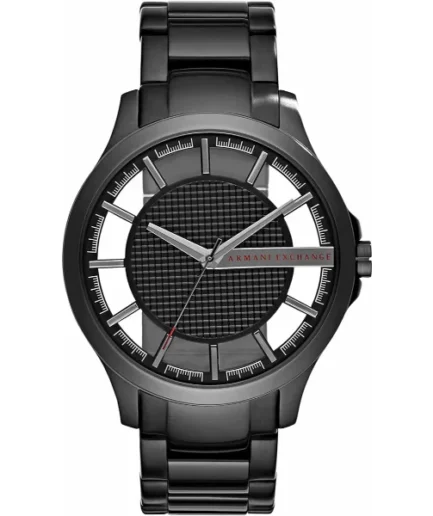 Armani Exchange Black Stainless Steel Black Dial Quartz Watch for Gents – AX2189
