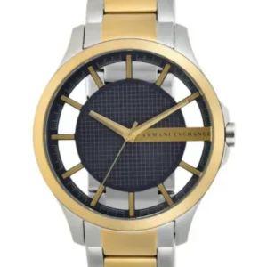 Armani Exchange Two-tone Stainless Steel Blue Dial Quartz Watch for Gents – AX2403