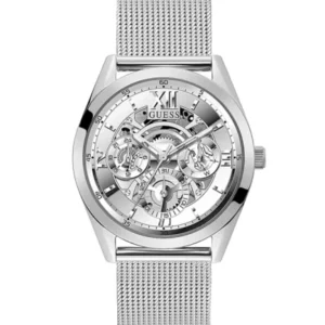 Guess Men’s Quartz Silver Stainless Steel Silver Dial 42mm Watch GW0368G1