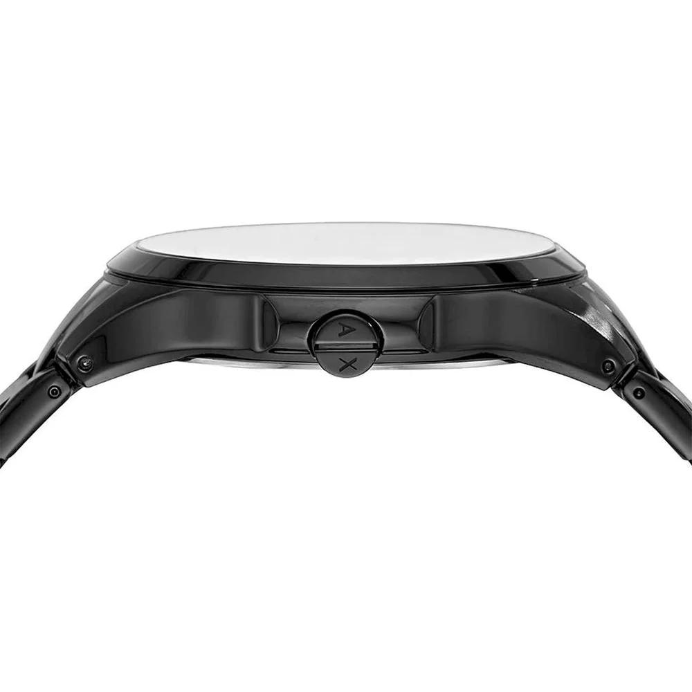 Armani Exchange Black Stainless Steel Black Dial Quartz Watch for Gents – AX2407 - Image 5