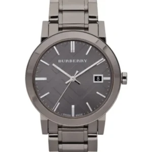 Burberry Grey Stainless Steel Grey Dial Quartz Watch for Gents – BU9007