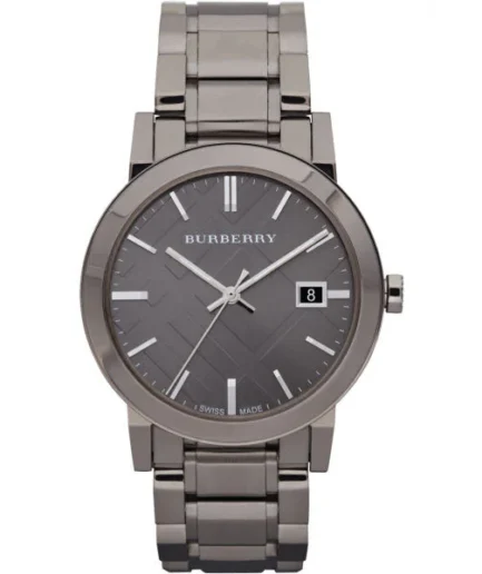 Burberry Grey Stainless Steel Grey Dial Quartz Watch for Gents – BU9007