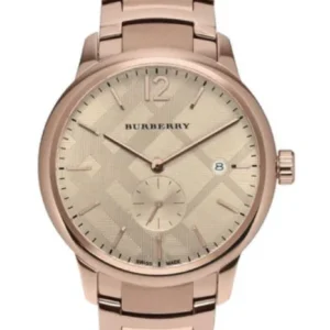 Burberry The Classic Rose gold Stainless Steel Rose Gold Dial Quartz Watch for Gents – BU10013