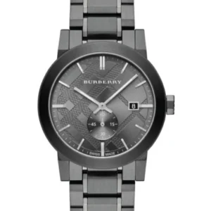 Burberry The City Black Stainless Steel Black Dial Quartz Watch for Gents – BU9902