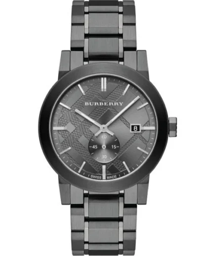 Burberry The City Black Stainless Steel Black Dial Quartz Watch for Gents – BU9902