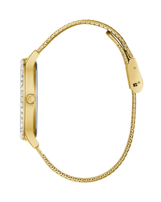 Guess Soiree Gold Stainless Steel Gold Dial Quartz Watch for Ladies – GW0402L2 - Image 3