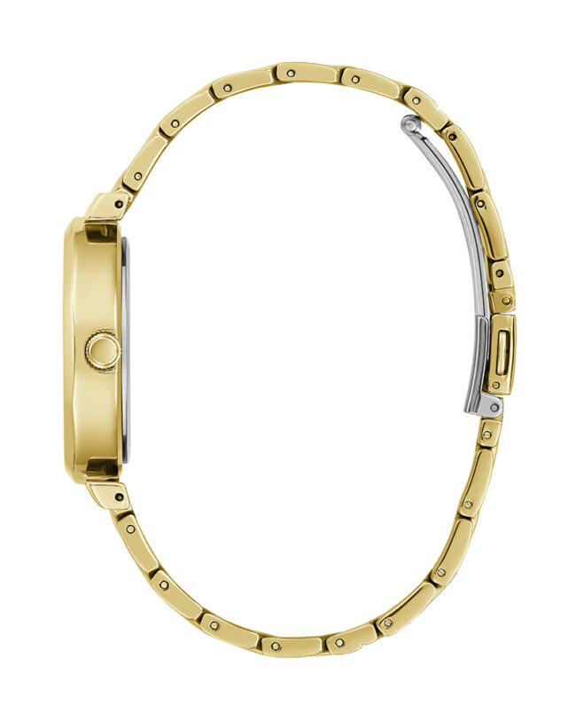 Guess Rumour Gold Stainless Steel Gold Dial Quartz Watch for Ladies – GW0613L2 - Image 4