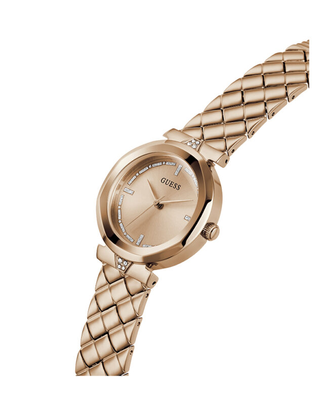 Guess Rumour Rose Gold Stainless Steel Rose Gold Dial Quartz Watch for Ladies – GW0613L3 - Image 2