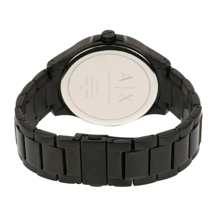 Armani Exchange Black Stainless Steel Black Dial Quartz Watch for Gents – AX2407 - Image 4