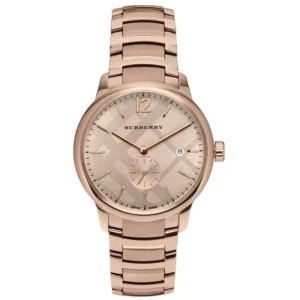 Burberry The Classic Rose gold Stainless Steel Rose Gold Dial Quartz Watch for Gents – BU10013