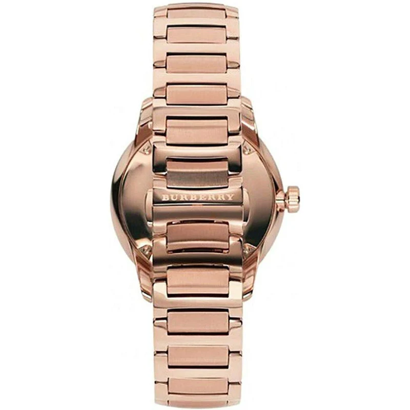 Burberry The Classic Rose gold Stainless Steel Rose Gold Dial Quartz Watch for Gents – BU10013 - Image 2