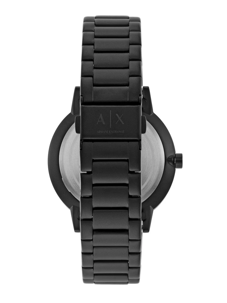 Armani Exchange Black Stainless Steel Black Dial Quartz Watch for Gents – AX2748 - Image 2