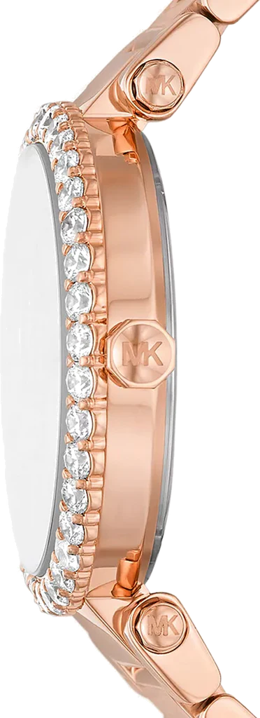 Michael Kors Parker Lux Rose Gold Stainless Steel Mother Of Pearl Dial Quartz Watch for Ladies – MK-4695 - Image 4