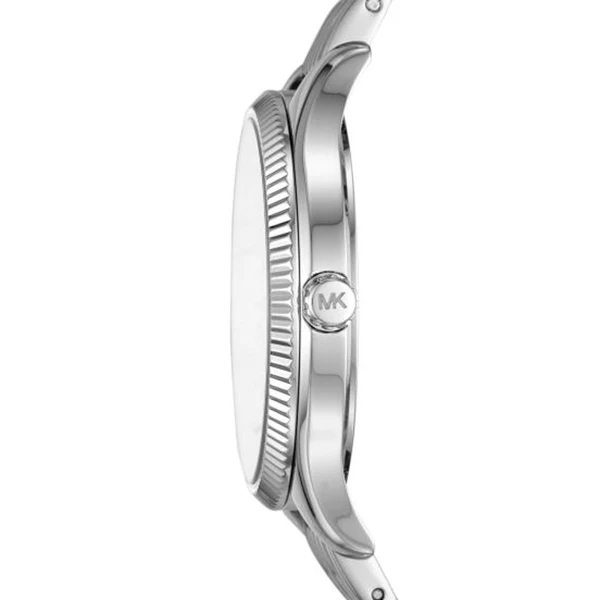 Michael Kors Lexington Silver Stainless Steel Blue Dial Quartz Watch for Ladies – MK-6639 - Image 4