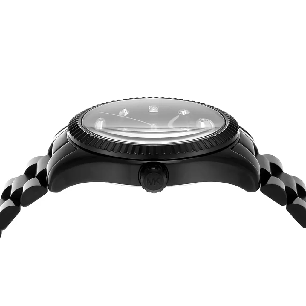 Michael Kors Lexington Black Stainless Steel Black Dial Quartz Watch for Ladies – MK7442 - Image 4
