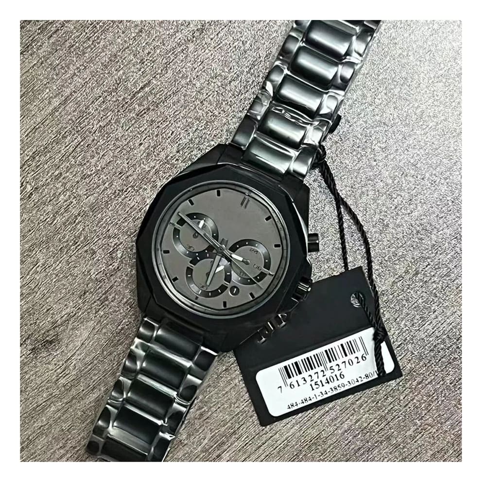 Hugo Boss Cloud Grey Stainless Steel Grey Dial Chronograph Quartz Watch for Gents – 1514016 - Image 2