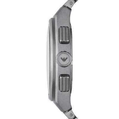 Emporio Armani Men’s Quartz Silver Stainless Steel Black Dial 43mm Watch AR11560 - Image 4