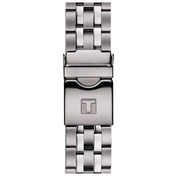 TISSOT Men’s Swiss Made Powermatic Silver Stainless Steel Blue Dial 43mm Watch T120.407.11.041.01 - Image 2