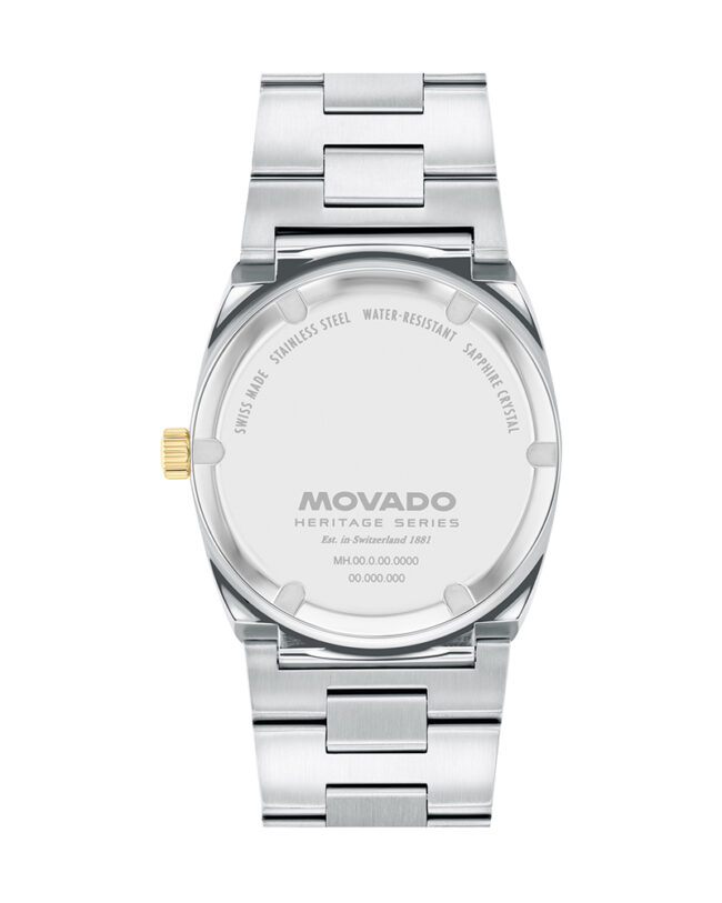 Movado Silver Stainless Steel Grey Dial Quartz Watch for Gents - Movado 3650216 - Image 4