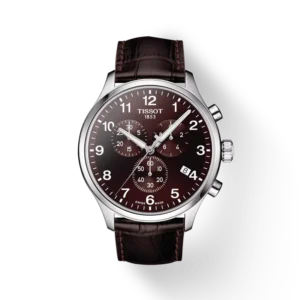 Tissot Chrono XL Classic Brown Leather Strap Brown Dial Chronograph Quartz Watch for Gents - T116.617.16.297.00