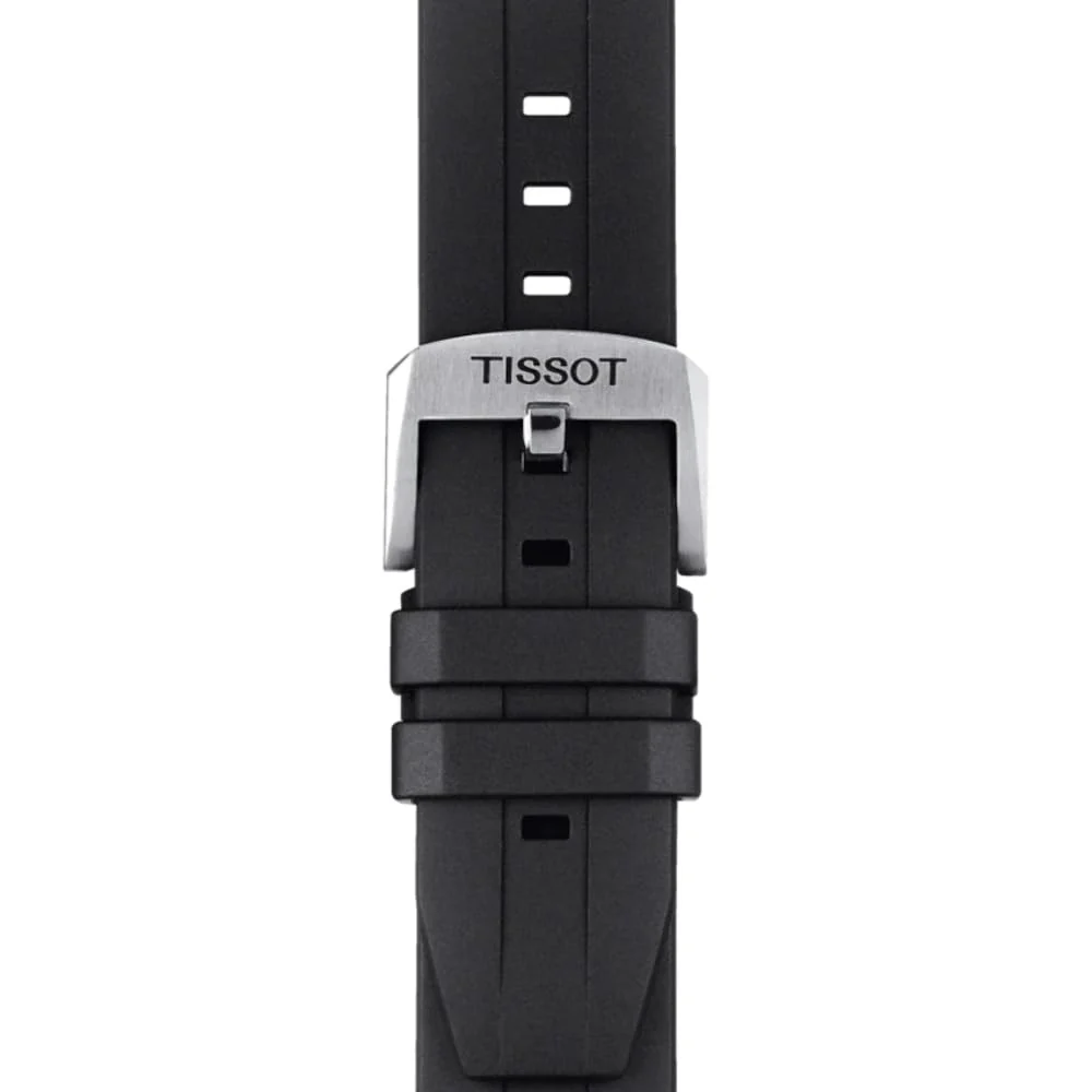 Tissot Chronograph Black Strap Men's Wrist Watches - T120.417.17.041.00, SEASTAR 1000 CHRONOGRAPH, T1204171704100 - Image 5