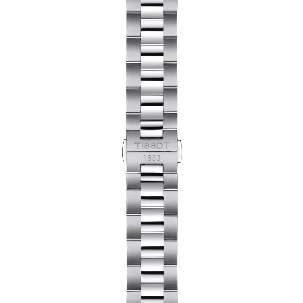 Tissot Gentleman Silver Stainless Steel Silver Dial Quartz Watch for Men's - T127.410.11.031.00 - Image 3