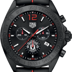 ag Heuer Formula 1 Black and Red Rubber Black Dial Chronograph Quartz Watch for Gents - CAZ101JFT8027
