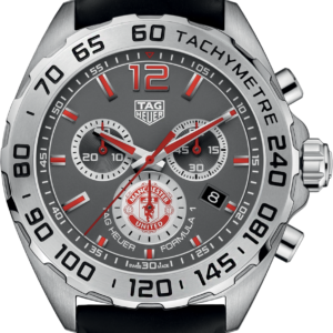 Tag Heuer Formula 1 Black Silicone Strap Grey Dial Chronograph Quartz Watch for Gents - CAZ101MFT8024