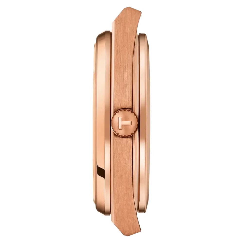 Tissot Classic Contemporary Rose Gold Stainless Steel Blue Dial Automatic Watch for Gents - T137.407.33.041.00 - Image 2