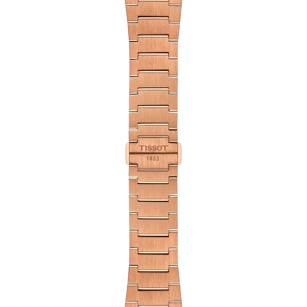 Tissot Classic Contemporary Rose Gold Stainless Steel Blue Dial Automatic Watch for Gents - T137.407.33.041.00 - Image 4