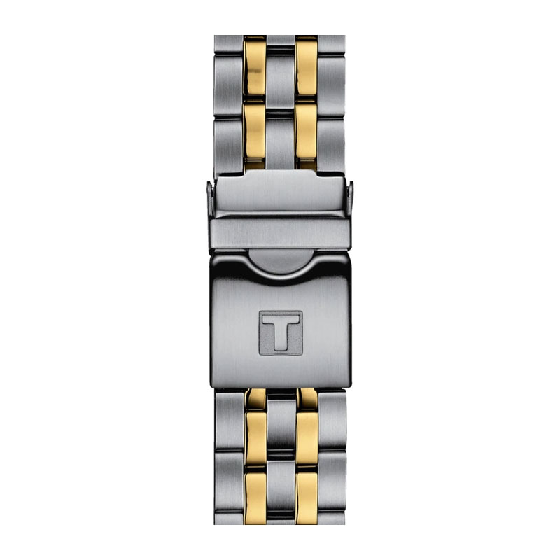 TISSOT Men’s Swiss Made Powermatic Two Tone Stainless Steel Black Dial 43mm Watch T120.407.22.051.00 - Image 3
