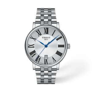 TISSOT Men’s Quartz Swiss Made Stainless Steel Silver Dial 40mm Watch T122.410.11.033.00